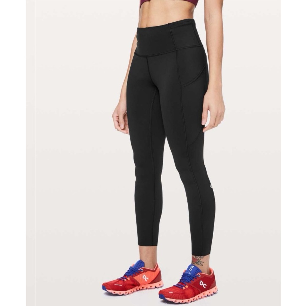 LULULEMON - High Rise Fast & Free 7/8 Tight II 25” Leggings with Pockets - 4